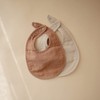 mushie Muslin Baby Bib | Soft Cotton for Infant Drips,