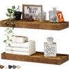 QEEIG Bathroom Floating Shelves for Wall - 15.7" Wall Mounted