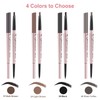 TurritopsisD Eyebrow Pencil, Brow Pen Dual-ends Thick & Fine Tip