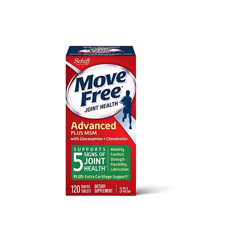 Move Free. Advanced Plus MSM Total Joint Health Tablet, 120