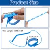 sourcing map 2Pcs Anti Static Wrist Strap Blue 7.9" Perimeter