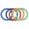 Jgbike ラウンドオーバルチェーンリング 104mm BCD chainring 30T 32T 34T 36T 38T