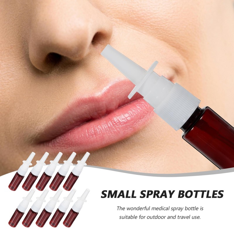 Beavorty 10pcs 15ml Refillable Fine Mist Bottles Bottles Empty Care