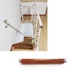 4 Pcs Handrail End Caps Stainless Steel Round Handrail End