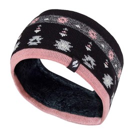 Heat Holders Women’s Outdoor Knitted Thermal Winter Headband with Inner Fleece -