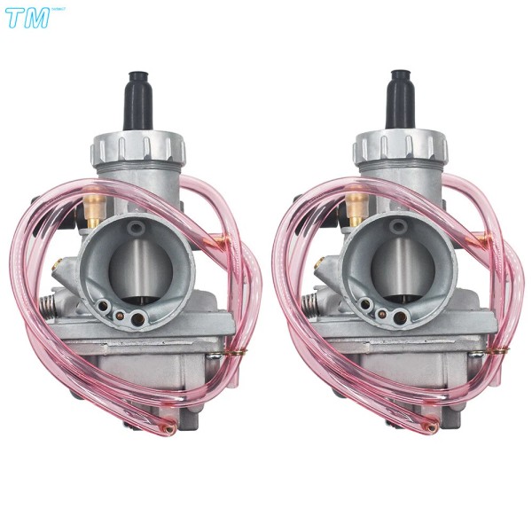 techme17 2x Carburetors For Yamaha Banshee 350 YFZ350 1987-2006 Carbs