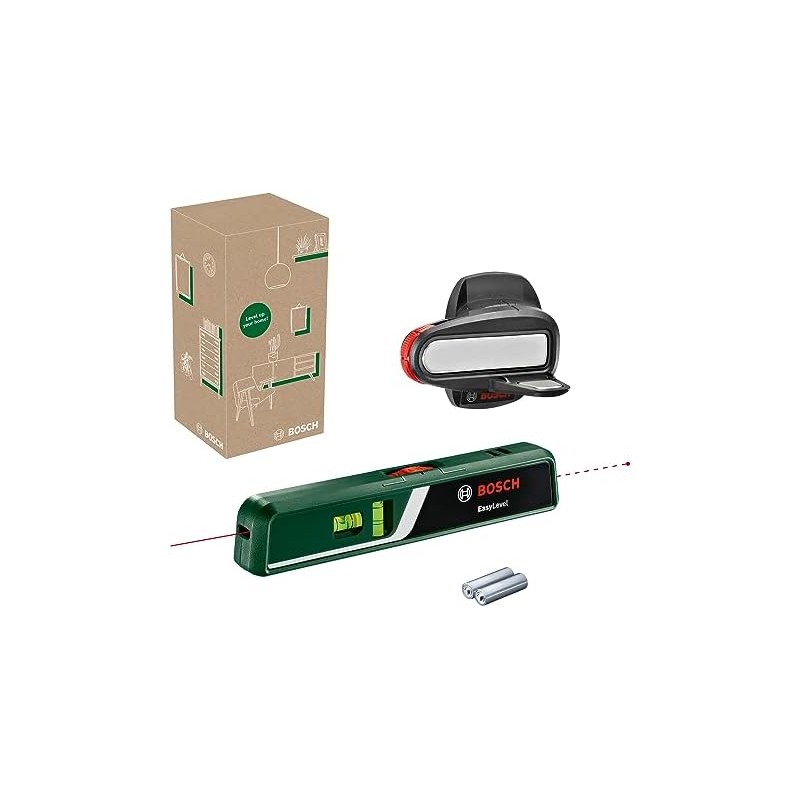 Bosch EasyLevel - Nivel de burbuja láser con montaje en