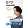 VALERIA Valeria High End Polarized Sunglasses Spring Hinges Metal Frame