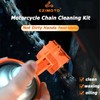 GHHQIANG Motorcycle Chain Cleaning Kit - Bike Chain Cleaner -