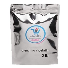 La Tiendita Essentials 300° Bloom Gelatin (2lb) beef unflavored gelatin powder, strongest gelatin in the market, premium