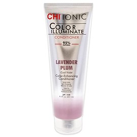 CHI Color Illuminate Lavender Plum Conditioner for Natural Hair & Color-Treated Hair, Helps Maintain Fresh Color 8.5 Oz | Sulfate-Free, Paraben-Free, Cruelty-Free