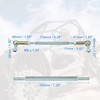 X AUTOHAUX 2pcs M8 185mm Steering Tie Rod Ball Joint