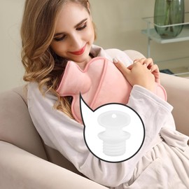 Healifty Hot Water Bottle Stopper White Sealing Plug Plastic Leakproof Hot Water Bags Plug Cover Replacement Accessory for Heating Liquid Sack 1.77X1.38 Inches