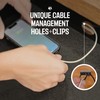 Under Desk Drawer Slide Out Attachment - Carbon Steel Undermount