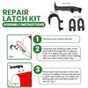TonGass Mailbox Latch Clips Replacement Compatible with Group Standard Mailboxes,