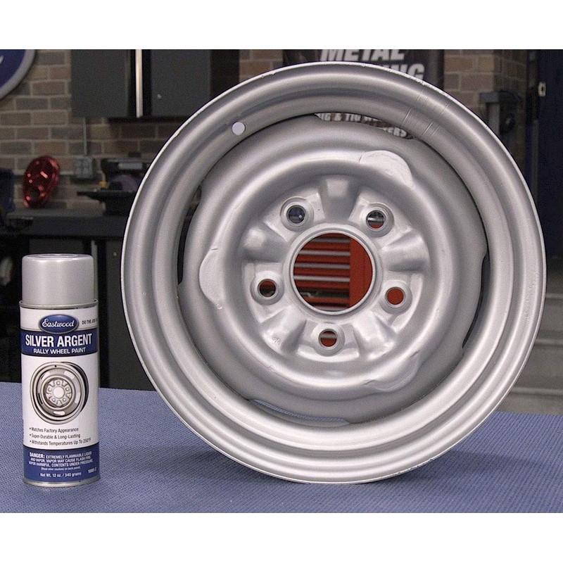 Eastwood Acrylic Rally Wheel Argent Silver Lacquer Paint Aerosol 12