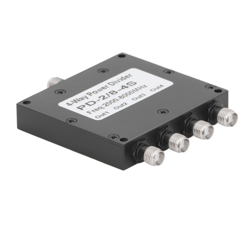 SMA Microstrip Power Splitter Combiner 2‑8GHz Stainless Steel 4 Way