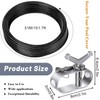 31 m wire tension rope for pool tarpaulins, wire tension