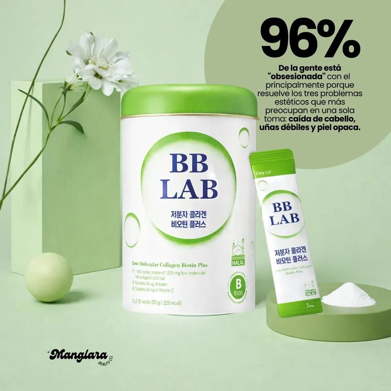 BB LAB Collagen Biotin Plus Colageno Hidrolizado En Polvo Con