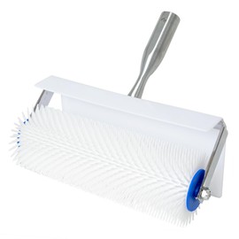 DUPDMKIN Spiked Roller for Self Leveling 10" x 1" (250mm X 21mm) Spiked Roller Self Leveling Concrete Tools for Floor, Epoxy, and Drywall