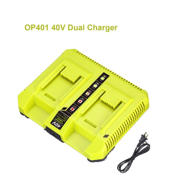 Unbranded OP401 40V Dual Charger for Ryobi 40V 4.0Ah OP40404
