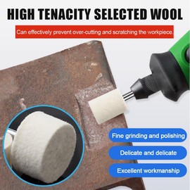 Uadme Glass Polishing Kit Car Windscreen Scratch Repair Polishing Kit with Cerium Oxide Force Pad Disc and Wheel for Thorough Cleaning of Windscreen