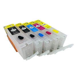 COCADEEX 250XL Empty Refillable Ink Cartridge Replacement for Canon PGI-250XL CLI-251XL,for Pixma MG5420 MG5422 MG5500 MG5520 MG5522 MG5620 MG5622 MG6420 MG6620 MX722 MX920 MX922 IP7220 IX6820 Printer