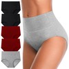 Annenmy High Waisted Briefs for Women Cotton Underwear Full Coverage