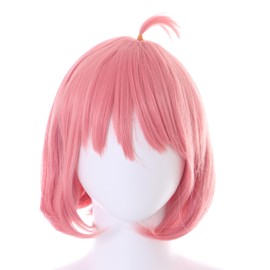 PL-966 Pink Short Bob Wig 35 cm for Anya Forger Spy Family Cosplay Wig Anime Manga