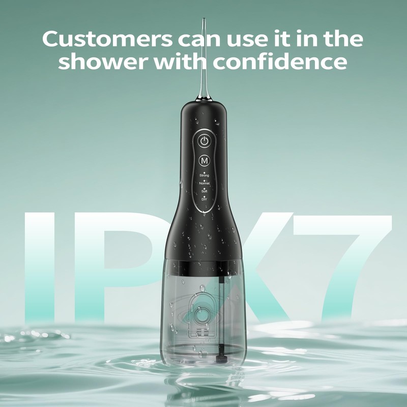 L5 Cordless Water Flosser,DIY Adjustable Pressure for Dental Care