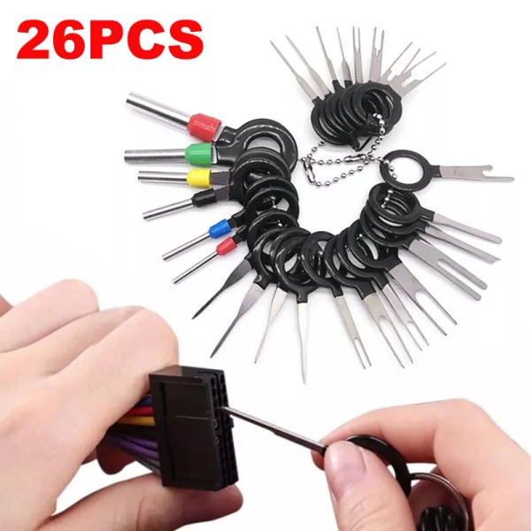 Unbranded 26Pcs Car Terminal Removal Tool Kit Wire connector Pin