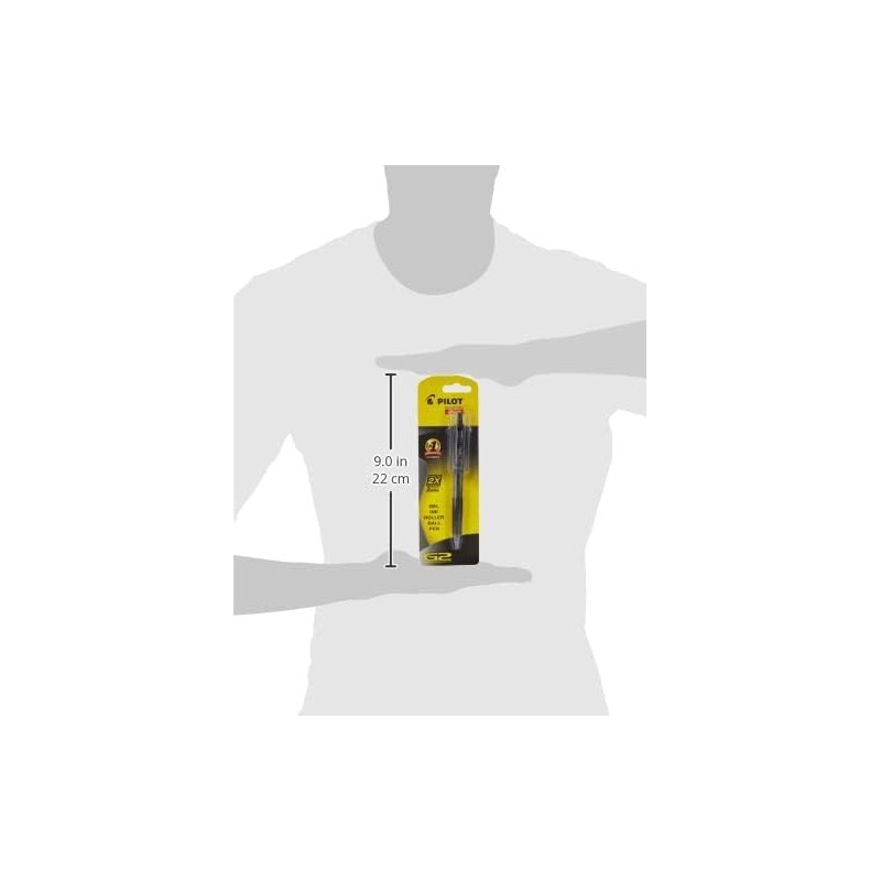 Pilot G2 07 Black Fine Retractable Gel Ink Pen Rollerball