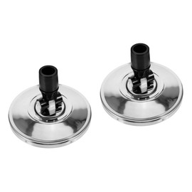 Operitacx 2 Stück Wischkopf rotierender Mop-Ersatz Tuch Oh Mopp nachfüllen Moppköpfe reinigen Kopf Ersatz Reinigung Wischteile Wischpads Moppteil drehbarer Moppsockel Wischbasis Metallplatte