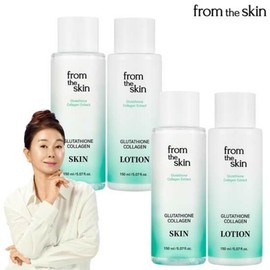 Actress Kim Chung's secret to youthful youth: From the Skin Glutathione Collagen Skin 2+Lotion 2 / 배우 김청의 동안비법 프롬더스킨 글루타치온 콜라겐 스킨2+로션2