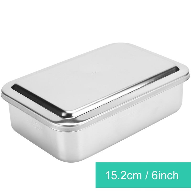 6inch Cleaning Box 304 Stainless Steel Instrument Storage Tray Cleaning