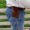 TOURBON Leder-Hammerhalter, Axt, Garten-Handwerkzeuge, Holster für Tischler, Bauarbeiter, passend für