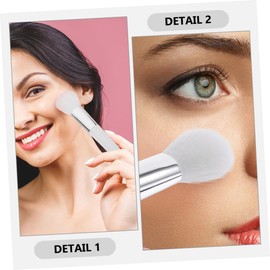 Outanaya 4pcs Dual-ended Nose Contouring Brush for Makeup Multi-functional Soft Bristle Tool for Nose Sculpting Blush and Eyeshadow Application Portable and Lightweight Design