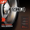A-Premium 2 x Rear Wheel Bearing and Hub Assembly with