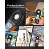 Luxmeter Bluetooth Light Meter, WapoRich Digital Light Meter Light Meter