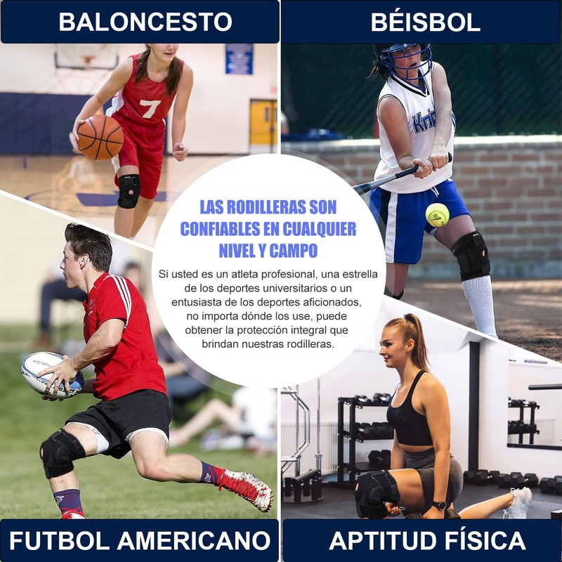 Lmkb Rodillera Ortop?dica y Deportiva con Estabilizadores