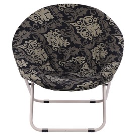 Hoomall Round Saucer Chair Cover Slipcover Only, Stretch Jacquard Moon Chair Slipcovers for Adults Saucer Chair, Removable Spandex Fabric Soft Chair Covers
