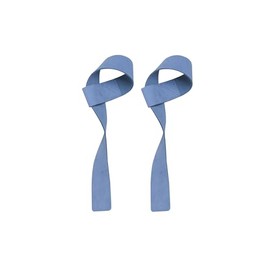 Lee Loft Weight Lifting Straps – Premium Gym Wrist Support for Bodybuilding, Powerlifting, and Fitness Training – Durable Webbing Bar Grips for Enhanced Performance (Muted Blue)