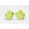 Fine Ceramic Green Bunny Rabbit Salt & Pepper Shakers Set,