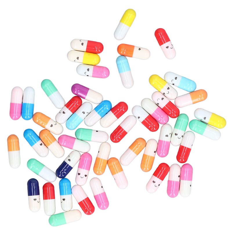 370Pcs Message Capsules Deliver Message Cute Patterns Cute Love Capsules