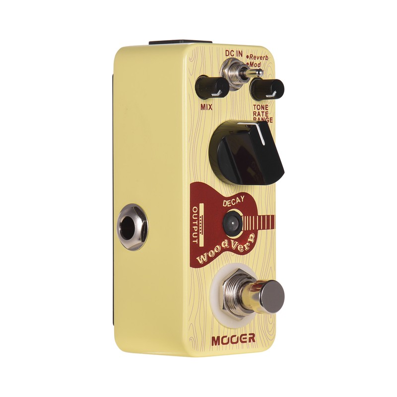 Mooer WoodVerb Acoustic Guitar Reverb Pedal Digital Reverb Pedal Reverb/Mod/Filter