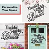 Vivegate Thankful Grateful Blessed Wall Decor – Home Thankful Iron