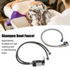Shampoo Bowl Faucet Rust Resistant 70cm Hose Zinc Alloy Structure