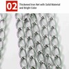 Heavy Duty Basketball Chain Net Replacement Galvanized Iron Basket Net