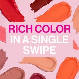 wet n wild wet n wild Mega Last High-Shine Lipstick Lip Color, Infused with Seed Oils For a Nourishing High-Shine, Buildable & Blendable Creamy Color, Cruelty-Free & Vegan - Jam With Me
