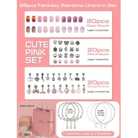 Princess Themed Heart & Star & Shell Design Jewelry Making Kit, Including Beads & Charms & Accessories, Designer Diy Jewelry Making Kit for Bracelet Necklace Earrings, Valentine's Day, Gift, Crafts:_Purple_one-size